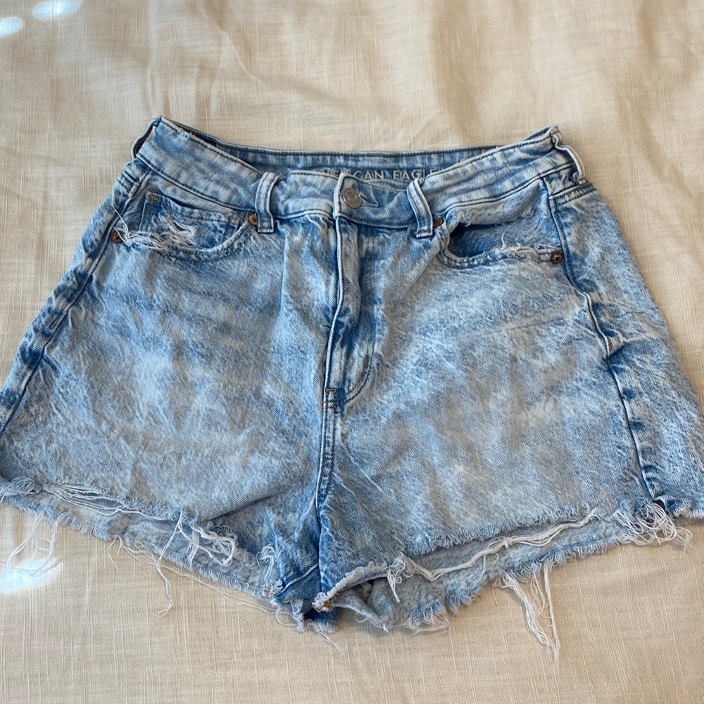 Light washed jean shorts, American Eagle